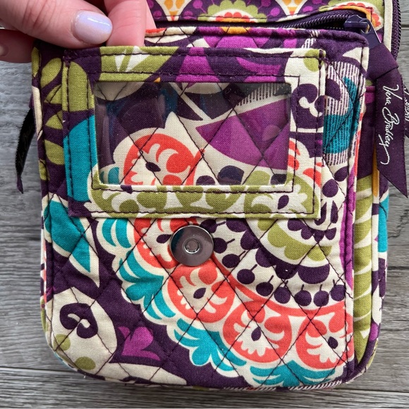 Vera Bradley Plum Crazy Mini Hipster Crossbody - Picture 5 of 14